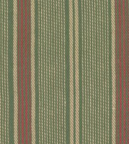 Tyrolean Stripes Fabric by MINDTHEGAP Green/Red/Taupe