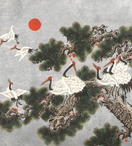 Ukiyo Mural by Coordonne Chia Seed Ukiyo Mural by Coordonne Chia Seed