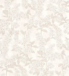 Ume Wallpaper by Casadeco Blanc Cotton Ume Wallpaper by Casadeco Blanc Cotton