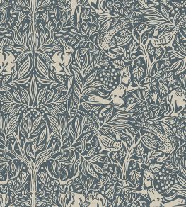 Under the Elder Tree Wallpaper by Borastapeter Blue