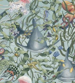 Underwater Magic Wallpaper by Borastapeter Blue