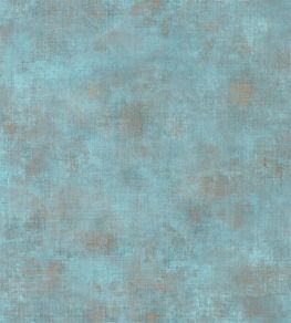 Uni Metalises Wallpaper by Caselio Turquoise Gold Uni Metalises Wallpaper by Caselio Turquoise Gold