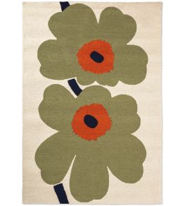 Unikko Anniversary Outdoor Rug by Marimekko Dusty Green Unikko Anniversary Outdoor Rug by Marimekko Dusty Green