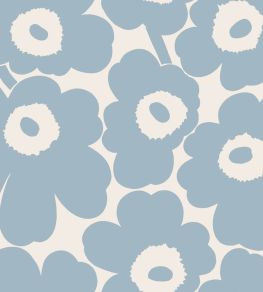 Unikko Wallpaper by Marimekko Blue