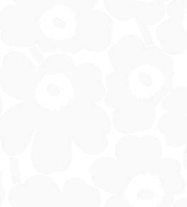 Unikko Wallpaper by Marimekko White Unikko Wallpaper by Marimekko White