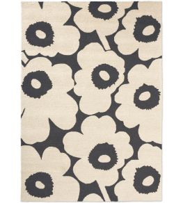 Unikko Outdoor Rug by Marimekko Charcoal/White Unikko Outdoor Rug by Marimekko Charcoal/White