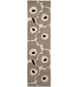 Unikko Runner Rug by Marimekko Greige Unikko Runner Rug by Marimekko Greige