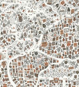 Utopia Wallpaper by Lewis & Wood Satsuma Soot