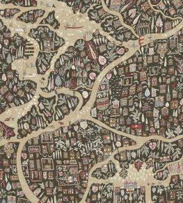 Utopia Wallpaper by Lewis & Wood Twilight Utopia Wallpaper by Lewis & Wood Twilight