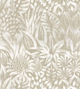 Valarta Fabric by Casamance Blanc