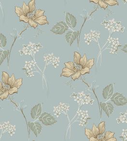 Valborg Wallpaper by Borastapeter Blue Valborg Wallpaper by Borastapeter Blue