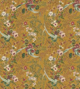 V&A Floris Fabric by Arley House Gold V&A Floris Fabric by Arley House Gold