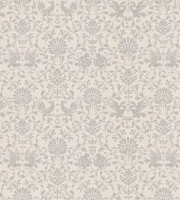 V&A Heraldic Birds Fabric by Arley House Beige V&A Heraldic Birds Fabric by Arley House Beige