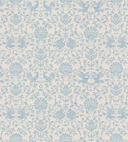 V&A Heraldic Birds Fabric by Arley House Duck Egg V&A Heraldic Birds Fabric by Arley House Duck Egg