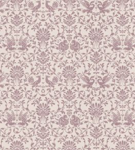 V&A Heraldic Birds Fabric by Arley House Pink V&A Heraldic Birds Fabric by Arley House Pink