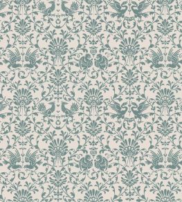 V&A Heraldic Birds Fabric by Arley House Sage Green V&A Heraldic Birds Fabric by Arley House Sage Green