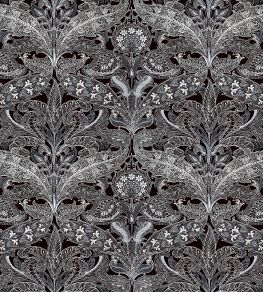 V&A Lacewing Fabric by Arley House Jet Black V&A Lacewing Fabric by Arley House Jet Black