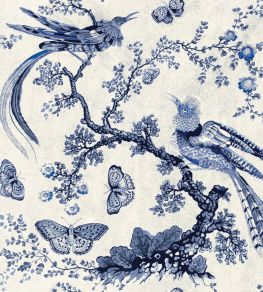 V&A Paradise Fabric by Arley House Indigo V&A Paradise Fabric by Arley House Indigo