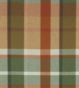 Vanoise Fabric by Casamance Orange Brule Vert Irlandais Vanoise Fabric by Casamance Orange Brule Vert Irlandais