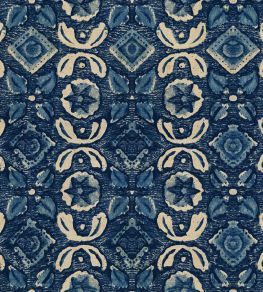Varanasi Wallpaper by MINDTHEGAP Indigo Varanasi Wallpaper by MINDTHEGAP Indigo