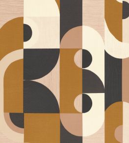 Vassily Wallpaper by Casamance Noir/Mordore Vassily Wallpaper by Casamance Noir/Mordore