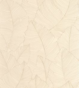 Vegetalia Wallpaper by Caselio Sepia Beige