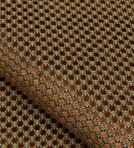 Velours Raphael Fabric by Nobilis Cognac