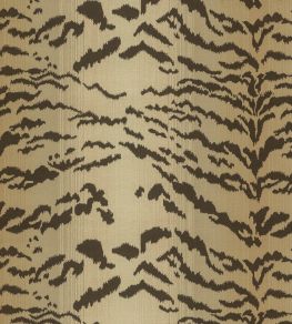 Velours Tiger Fabric by Nobilis Taupe