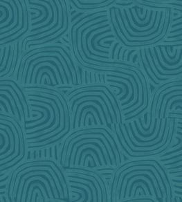 Venation Wallpaper by Ohpopsi Teal Venation Wallpaper by Ohpopsi Teal