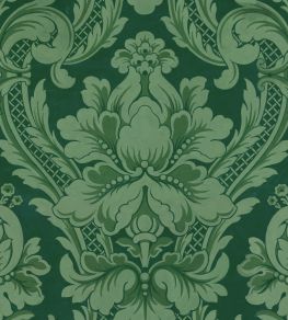 Venetian Damask Wallpaper by Coordonne Emerald