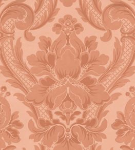 Venetian Damask Wallpaper by Coordonne Peach
