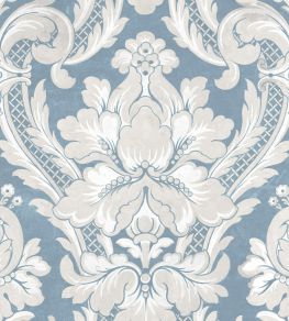 Venetian Damask Wallpaper by Coordonne Sapphire
