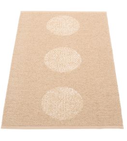 Vera 2.0 Rug by Pappelina Beige/Beige Metallic