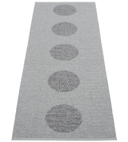Vera 2.0 Runner Rug by Pappelina Grey/Granit Metallic Vera 2.0 Runner Rug by Pappelina Grey/Granit Metallic