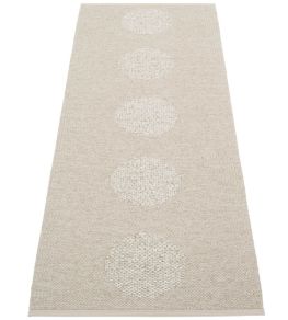 Vera 2.0 Runner Rug by Pappelina Linen/Stone Metallic Vera 2.0 Runner Rug by Pappelina Linen/Stone Metallic