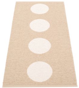 Vera Rug by Pappelina Beige/Vanilla