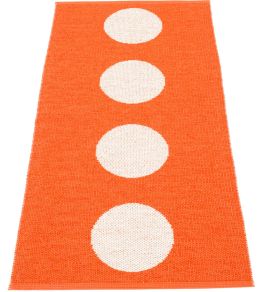 Vera Rug by Pappelina Orange/Vanilla Vera Rug by Pappelina Orange/Vanilla
