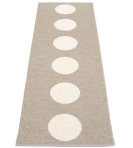 Vera Runner Rug by Pappelina Mud/Vanilla Vera Runner Rug by Pappelina Mud/Vanilla