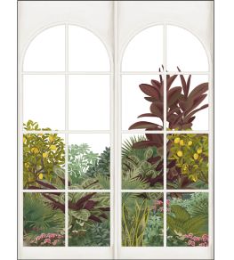 Verdant Cascade Mural by Caselio Multicouleurs Verdant Cascade Mural by Caselio Multicouleurs