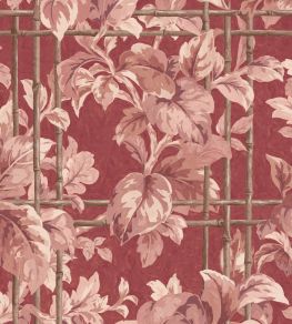 Verdant Trellis Wallpaper by Woodchip & Magnolia Claret Verdant Trellis Wallpaper by Woodchip & Magnolia Claret