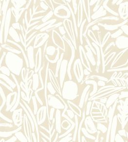 Verdure Wallpaper by Ohpopsi Linen Verdure Wallpaper by Ohpopsi Linen