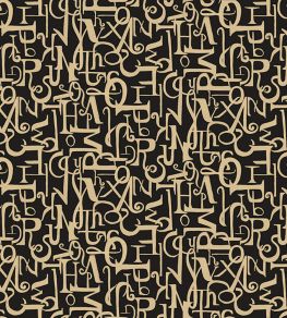 Verso Wallpaper by Tres Tintas Negro Verso Wallpaper by Tres Tintas Negro