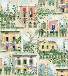 Villa Como Fabric by Osborne & Little Terracotta Villa Como Fabric by Osborne & Little Terracotta