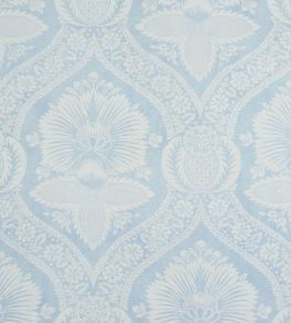 Villandry Damask Print Wallpaper by Schumacher Blue Villandry Damask Print Wallpaper by Schumacher Blue