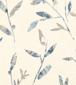 Hana Trail Wallpaper by Villa Nova Indigo