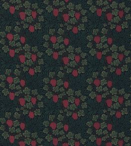 Vine Fabric by Morris & Co Dark Green/Red Vine Fabric by Morris & Co Dark Green/Red
