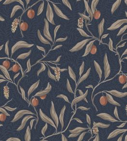 Vinnie Wallpaper by Sandberg Classic Blue Vinnie Wallpaper by Sandberg Classic Blue