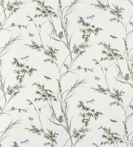 Virginia Fabric by Thibaut Beige and Sage Virginia Fabric by Thibaut Beige and Sage