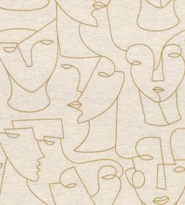 Visage Fabric by Camengo Lin Or Visage Fabric by Camengo Lin Or