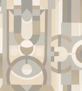 Vitrail Wallpaper by Casamance Blanc/Sable Vitrail Wallpaper by Casamance Blanc/Sable